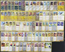 Pokemon Brilliant Stars Near Complete Bulk Set W/ Holo & V 190 Cards - Image 3
