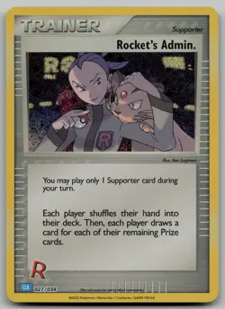 Rocket's Admin. (CLB) Classic Collection Trading Card Game Classic 027/034 NM - Image 1