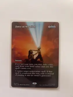 MTG Force of Negation Avatar: The Last Airbender Borderless Non-Foil NM Magic 13 - Image 1