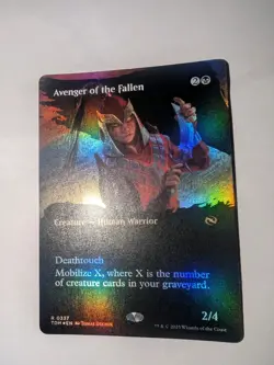 MTG Avenger of the Fallen (Borderless) Tarkir: Dragonstorm Foil NM - Image 2