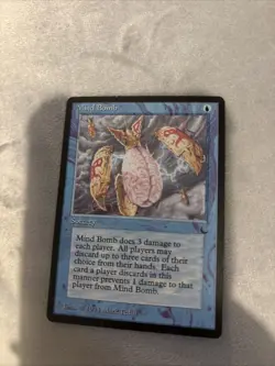 MIND BOMB SORCERY THE DARK MTG MAGIC THE GATHERING MP / HP #4 - Image 1