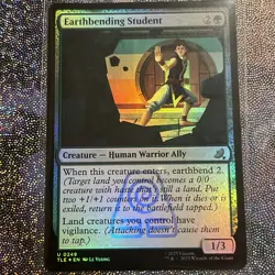 MTG - Earthbending Student - Foil - Avatar: The Last Airbender - Image 1