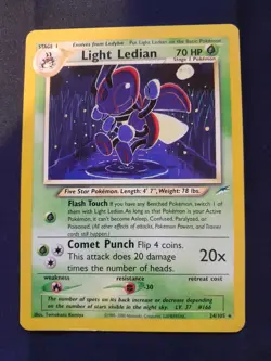 Light Ledian 24/105 - Neo Destiny Regular - Pokemon Card - Image 3