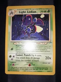 Light Ledian 24/105 - Neo Destiny Regular - Pokemon Card - Image 4