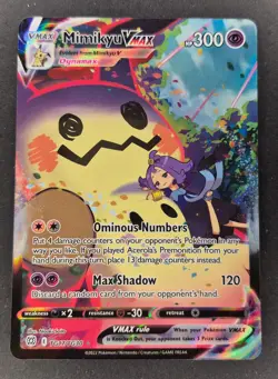 Pokemon Mimikyu VMAX TG17 Brilliant Stars Ultra Rare Full Art Holo NM - Image 1