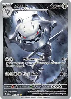 Steelix - 150/132 - Illustration Rare Pokemon Mega Evolution - Image 1