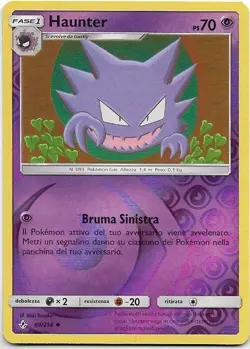 POKEMON HAUNTER 69/214 NON COMUNE REVERSE HOLO LEGAMI INOSSIDABILI - Image 1