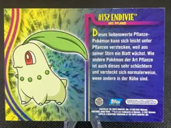 Endivie Pokemon Topps TV Animation Edition Johto 1. Series 2000 Nintendo #152 - Image 4