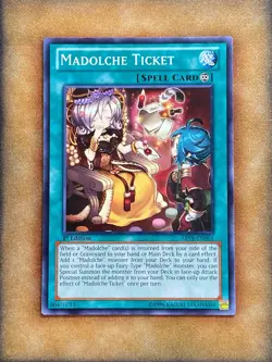 Yugioh Madolche Ticket ABYR-EN061 Common 1st Ed NM - Image 1