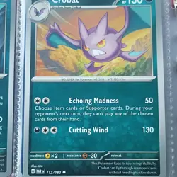 Crobat Golbat Zubat x8 pokemon Card Collection - Image 4