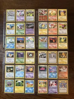 VINTAGE POKEMON WOTC LOT! 800+ Cards in BINDERS Base Set HOLO EX jungle rocket - Image 1
