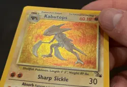 Pokemon TCG Kabutops Holo Rare Card 9/62 Fossil Unlimited 1999 - LP Condition! - Image 3