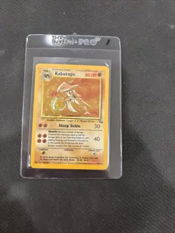 Pokemon TCG Kabutops Holo Rare Card 9/62 Fossil Unlimited 1999 - LP Condition! - Image 4