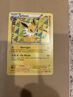 Jolteon BW91 Holo Black Star Promo Black & White Mint Pokemon Card - Image 1