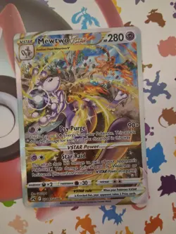 Mewtwo VSTAR Crown Zenith: Galarian Gallery Ultra Rare Card #GG44/GG70 - Image 1