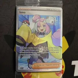 Iono 124 Pokemon TCG SV: Scarlet & Violet SVP - Black Star Promo Cards Sealed NM - Image 1