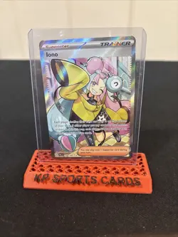 Iono Pokemon TCG Paldea Evolved Holo Ultra Rare Full Art Card 254/193 - Image 1
