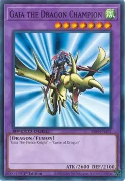Gaia the Dragon Champion - SS04-ENA31 - Common - 1st Edition YuGiOh TCG Card - Image 1