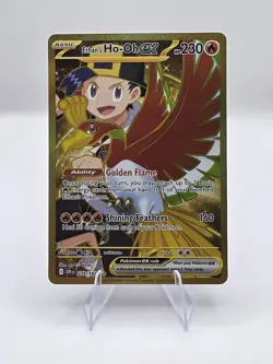 Pokemon TCG Ethan's Ho-Oh EX Hyper Rare Holo Card 239/182 Sv10: Destined Rivals - Image 1