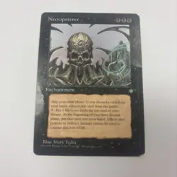 Necropotence 1995 MTG Ice Age English Damaged Draw All The Cards Enchantment - Image 1