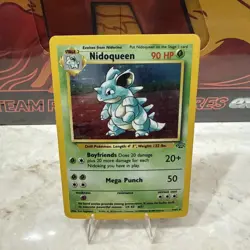 Nidoqueen 7/64 Rare Holo 1999 Jungle Set WOTC Pokemon Cards - Image 1