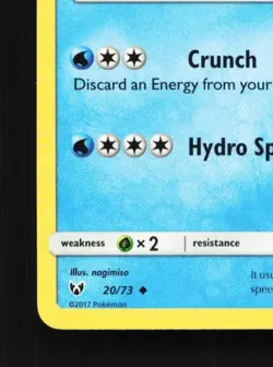 Feraligatr 20/73 LP Shining Legends English Pokemon Card TCG - Image 2