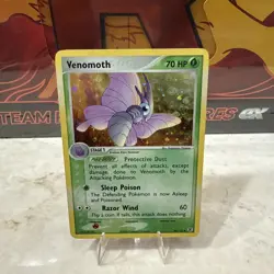 2004 Pokemon VENOMOTH Ex Fire Red & Leaf Green Set REVERSE HOLO Foil Card 49/112 - Image 1