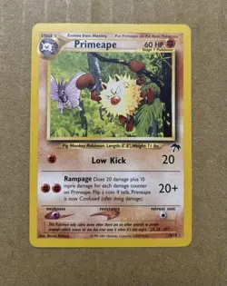 Pokemon TCG Primeape Southern Islands 18 Regular Promo Card - Image 1