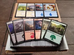 500 Magic the Gathering (MTG) Basic Lands - x100 of Each Color from Various Sets - Image 1