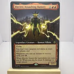 Electro, Assaulting Battery - Extended Art SPM; FOIL & Base Version MTG 260 - Image 2