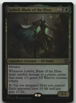 Lathril, Blade of the Elves foil M Commander: Kaldheim 1 LP - Image 1