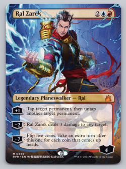 Ral Zarek Anime Borderless - MTG - Ravnica Remastered - Image 1