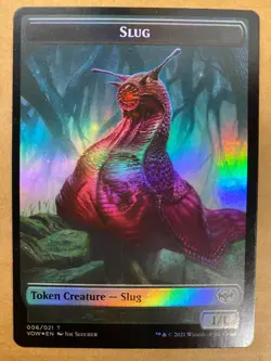 MTG 1x FOIL Slug 21 / Insect Token Innistrad: Crimson Vow Magic Gathering x1 NM - Image 1