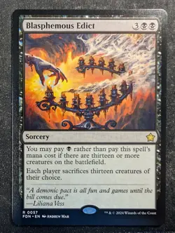 Blasphemous Edict - Magic Foundations (MTG) - Image 1