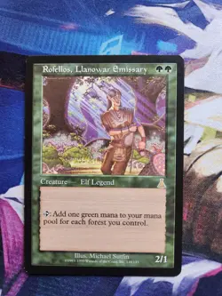 MTG Urza's Destiny - Rofellos, Llanowar Emissary LP - Image 3