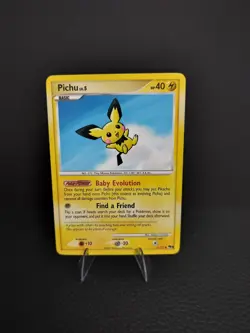 Pichu 11/17 Regular Pop Series 9 NM Pokemon TCG - Image 1