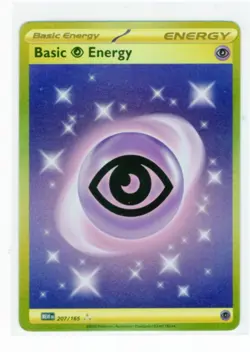 Pokemon Psychic Energy 207/165 MEW EN-151 Gold Hyper Rare Holo NM - Image 1