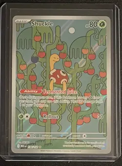 Pokemon TCG Shuckle Illustration Rare 136/132 Mega Evolution IR NM English - Image 1