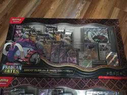 Pokemon TCG Paldean Fates Great Tusk Iron Threads Ex Premium Collection (2 Pack) - Image 2