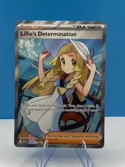 Lillie's Determination 169/132 Ultra Rare Pokemon Mega Evolution - Image 1
