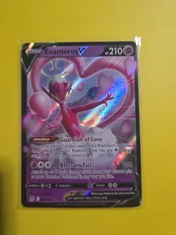 Pokemon TCG Enamorus V Sword & Shield - Lost Origin 082/196 Holo Ultra Rare - Image 1