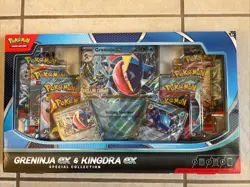 POKEMON TCG GRENINJA EX & KINGDRA EX SPECIAL COLLECTION BOX NEW SEALED - Image 1