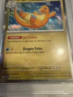 2023 Pokemon Dragonite 149/165 PSA 10 - Scarlet & Violet 151- Holo Rare- Mew EN - Image 4