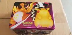 Pokemon 2021 Eevee Evolutions TCG Promotional Treasure Chest Lunchbox Tin ????? - Image 1