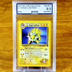 Pokemon Gym Challenge Series Lt. Surge's Jolteon 28/132 AGS NM-MT+ 8.5 Rare 2000 - Image 1