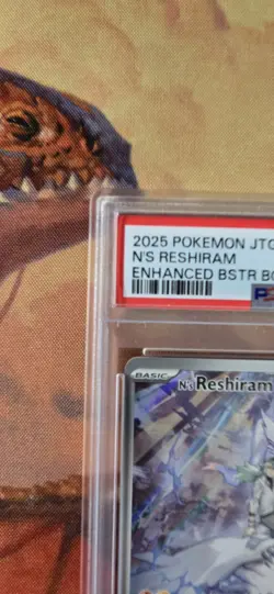 2025 Pokemon Jtg En Ns Reshiram Enhanced Bster Box Topper Psa 9 - Image 3
