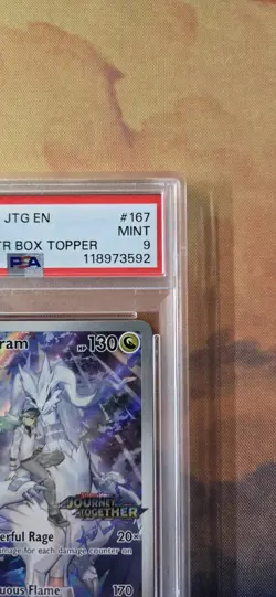 2025 Pokemon Jtg En Ns Reshiram Enhanced Bster Box Topper Psa 9 - Image 4