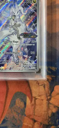 2025 Pokemon Jtg En Ns Reshiram Enhanced Bster Box Topper Psa 9 - Image 5