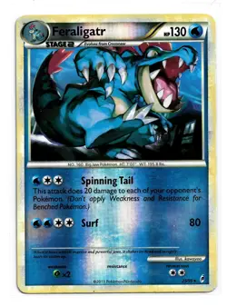Feraligatr 25/95 Call of Legends Reverse Holo Pokemon TCG Rare - Image 3
