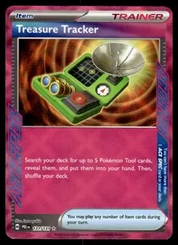 Pokemon TCG Prismatic Evolutions #131/131 Treasure Tracker NM - Image 1